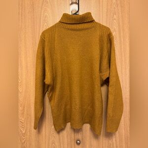 Mustard Turtleneck Sweater medium
